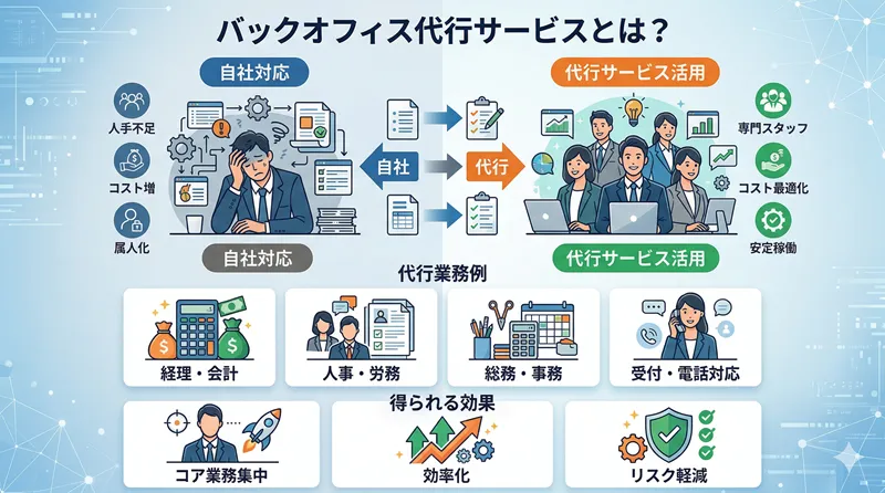 バックオフィス代行サービスとは?